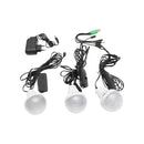 Přenosná solární sada GD-8071 se 3 LED žárovkami, nabíjením telefonu, FM rádiem, Bluetooth a MP3