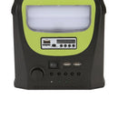 Přenosná solární sada GD-8071 se 3 LED žárovkami, nabíjením telefonu, FM rádiem, Bluetooth a MP3
