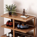 Botník s 8 policemi Hnědý 48x24x112cm - Organizér na boty do ložnice a předsíně