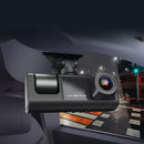 Trojitá autokamera 1080P Full HD - Noční vidění, G-senzor, Monitorování parkování, Úhel 170°
