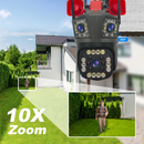 WiFi Bezpečnostní Kamera 12MP Ultra HD - Venkovní/Vnitřní s PTZ, 5X Zoomem, Nočním Viděním a Integrovanou Sirénou