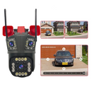 WiFi Bezpečnostní Kamera 12MP Ultra HD - Venkovní/Vnitřní s PTZ, 5X Zoomem, Nočním Viděním a Integrovanou Sirénou