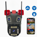 WiFi Bezpečnostní Kamera 12MP Ultra HD - Venkovní/Vnitřní s PTZ, 5X Zoomem, Nočním Viděním a Integrovanou Sirénou