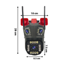 WiFi Bezpečnostní Kamera 12MP Ultra HD - Venkovní/Vnitřní s PTZ, 5X Zoomem, Nočním Viděním a Integrovanou Sirénou