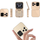 Telefon Flip i16Pro Mini - Dual SIM, HD displej, Bluetooth, FM rádio - Kompaktní a odolný design