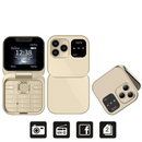 Telefon Flip i16Pro Mini - Dual SIM, HD displej, Bluetooth, FM rádio - Kompaktní a odolný design
