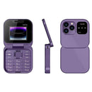 Telefon Flip i16Pro Mini - Dual SIM, HD displej, Bluetooth, FM rádio - Kompaktní a odolný design