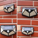 Solární lampa se 100 LED diodami a pohybovým senzorem - 600 lumenů