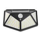 Solární lampa se 100 LED diodami a pohybovým senzorem - 600 lumenů