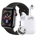 Smartwatch T55 Pro Max + Bluetooth sluchátka + Nabíjecí dok + Extra řemínek - Kompletní sada