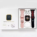 Smartwatch T55 Pro Max + Bluetooth sluchátka + Nabíjecí dok + Extra řemínek - Kompletní sada