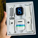 Smartwatch T55 Pro Max + Bluetooth sluchátka + Nabíjecí dok + Extra řemínek - Kompletní sada
