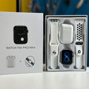 Smartwatch T55 Pro Max + Bluetooth sluchátka + Nabíjecí dok + Extra řemínek - Kompletní sada