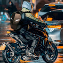 Chytrý motocyklový batoh s LED a programovatelným displejem 20L - Vodotěsný s ovládáním přes aplikaci