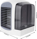 Mini Přenosná Klimatizace 4 v 1 - Ventilátor, Zvlhčovač, Čistička s LED, USB, Ultra Tichá