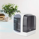 Mini Přenosná Klimatizace 4 v 1 - Ventilátor, Zvlhčovač, Čistička s LED, USB, Ultra Tichá