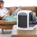 Mini Přenosná Klimatizace 4 v 1 - Ventilátor, Zvlhčovač, Čistička s LED, USB, Ultra Tichá