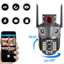 WiFi bezpečnostní kamera 12MP Ultra HD s 5X zoomem a 32GB kartou – kompletní bezpečnostní balíček