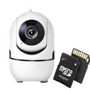 Balíček Chytrá WiFi HD720p Bezpečnostní Kamera + Paměťová Karta 32GB - Obousměrné Audio, Noční Vidění