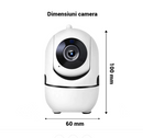 Balíček Chytrá WiFi HD720p Bezpečnostní Kamera + Paměťová Karta 32GB - Obousměrné Audio, Noční Vidění