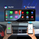Automobilová navigace 10.26 palce, HD | Bezdrátový Carplay, Přední/Zadní kamery, Bluetooth, Zrcadlení, Dotykový displej