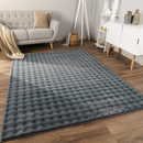 Nordický koberec z umělé kožešiny 3D Bubble 180x230cm - Moderní design, Ultra měkký, Protiskluzový