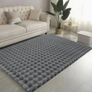 Nordický koberec z umělé kožešiny 3D Bubble 180x230cm - Moderní design, Ultra měkký, Protiskluzový