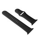 Prémiový silikonový řemínek 20mm - Univerzální pro chytré hodinky a klasické hodinky - Elegantní černý design