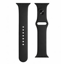Prémiový silikonový řemínek 20mm - Univerzální pro chytré hodinky a klasické hodinky - Elegantní černý design