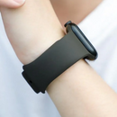 Prémiový silikonový řemínek 20mm - Univerzální pro chytré hodinky a klasické hodinky - Elegantní černý design