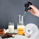 Elektrický napěňovač mléka 450ml, se skleněnou žáruvzdornou nádobou, hustá a rovnoměrná pěna, ideální pro cappuccino, latte a kávu
