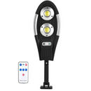 Solární Lampa 150W s 60 LED COB, Senzor Pohybu, 3 Režimy Osvětlení, Dálkové Ovládání, IP65, Výdrž až 12h, Venkovní Osvětlení pro Dvůr a Zahradu