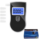 Digitální alkoholtester s podsvíceným LCD displejem, automatickou kontrolou senzoru, 3 měřicími jednotkami a 5 náustky v balení