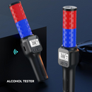 Profesionální přenosný alkoholtester – LCD displej, přesná detekce BAC, dobíjení přes USB, hlasové upozornění, rychlá detekce