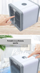 Výprodej skladových zásob. Mini klimatizace se zvlhčovačem a USB připojením, s LED ambientním světlem