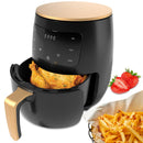 Ekonomický balíček do kuchyně – Horkovzdušná fritéza 6L 2400W bez oleje s digitálním displejem + Struhadlo 6 v 1 na zeleninu a ovoce s nádobou