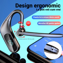 Bezdrátová Bluetooth sluchátka KJ12, Handsfree s mikrofonem, Rotace 180°, LED displej, Dlouhá výdrž baterie, Rychlé připojení, Dosah 10m, Černá