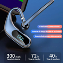 Bezdrátová Bluetooth sluchátka KJ12, Handsfree s mikrofonem, Rotace 180°, LED displej, Dlouhá výdrž baterie, Rychlé připojení, Dosah 10m, Černá