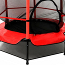 Fitness trampolína s bezpečnostní sítí pro děti, vnitřní venkovní, stabilní skákadlo pro hru a pohyb, 140 cm