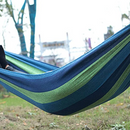 Balíček 1+1 Dvoubarevná houpací síť Relax – Snadná instalace, Odolný a pohodlný materiál, pro zahradu, kempování nebo terasu