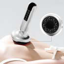 Elektrický masážní přístroj s přísavkami, Gua Sha a vyhříváním, 12 nastavitelných úrovní, LCD displej, pro svalovou relaxaci, tělovou masáž, anticelulitidní