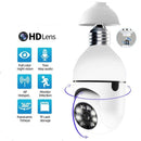 WiFi kamera typu žárovka 355° Full HD s panoramatickým úhlem, pohybovým senzorem a obousměrnou audio funkcí