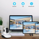 WiFi Bezdrátová Bezpečnostní Kamera 1080P s Otáčením a Detekcí Pohybu - Dálkové Ovládání přes Aplikaci