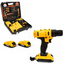 Sada vrtačky 36V se 2 akumulátory 5Ah + příklep + 30 příslušenství - kompletní DIY sada