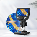 Přenosný digitální mikroskop LCD displej 4.3 palce Zoom 1X–1000X, 1080P, Nastavitelné LED osvětlení